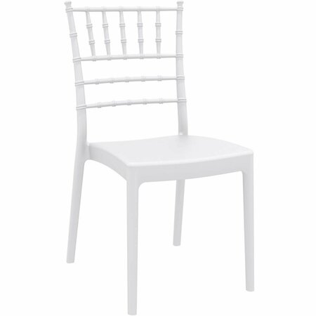 SIESTA Josephine Outdoor Dining Chair White, 2PK ISP050-WHI